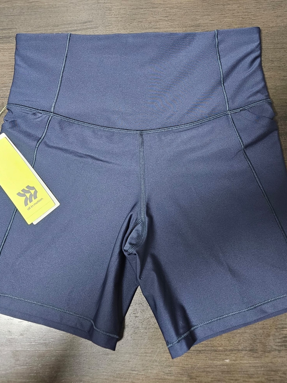 all in motion Navy High-Rise Bike Shorts
